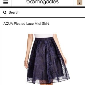 AQUA midi skirt - Small